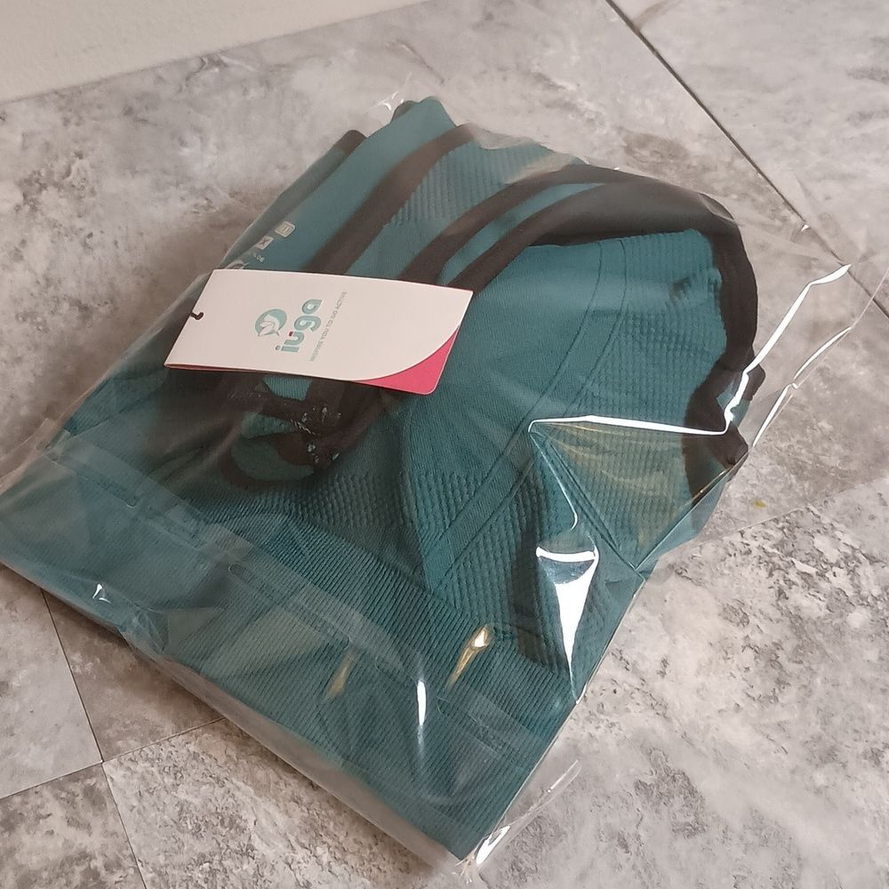 Women's Size XXXL High Impact Racerback Sports Bra Padded Green - Picture 9 of 10